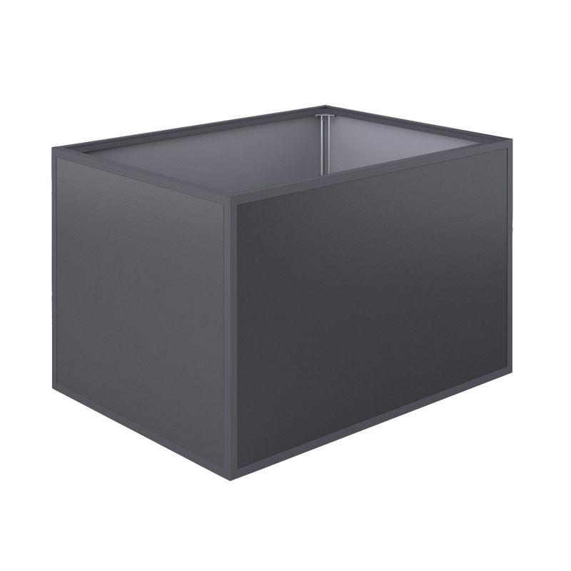 KGT Aluminium-Hochbeet in Anthrazit mit modernem Design, B/T/H: 91 x 121 x 77 cm - Bild 2