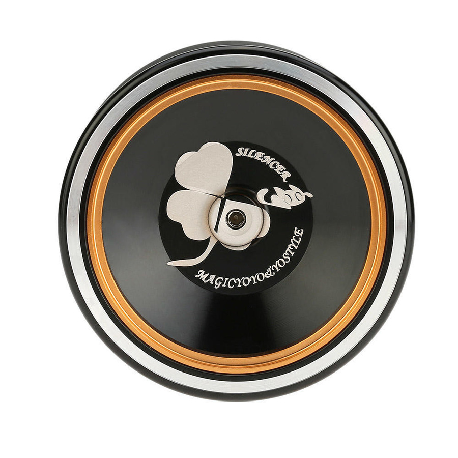 TOMTOP JMS Magic Yoyo M001 Yo-Yo aus Aluminiumlegierung, schwarz - Bild 4