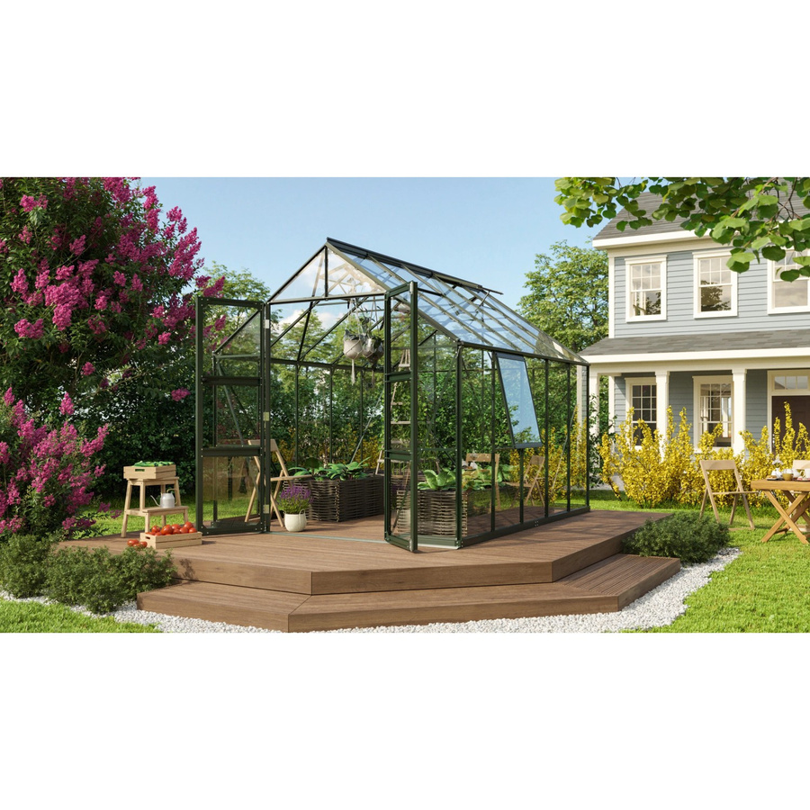 Vitavia Gewächshaus Olymp 8300 ESG Smaragd mit Vorzugsset und Sicherheitsglas - Bild 2