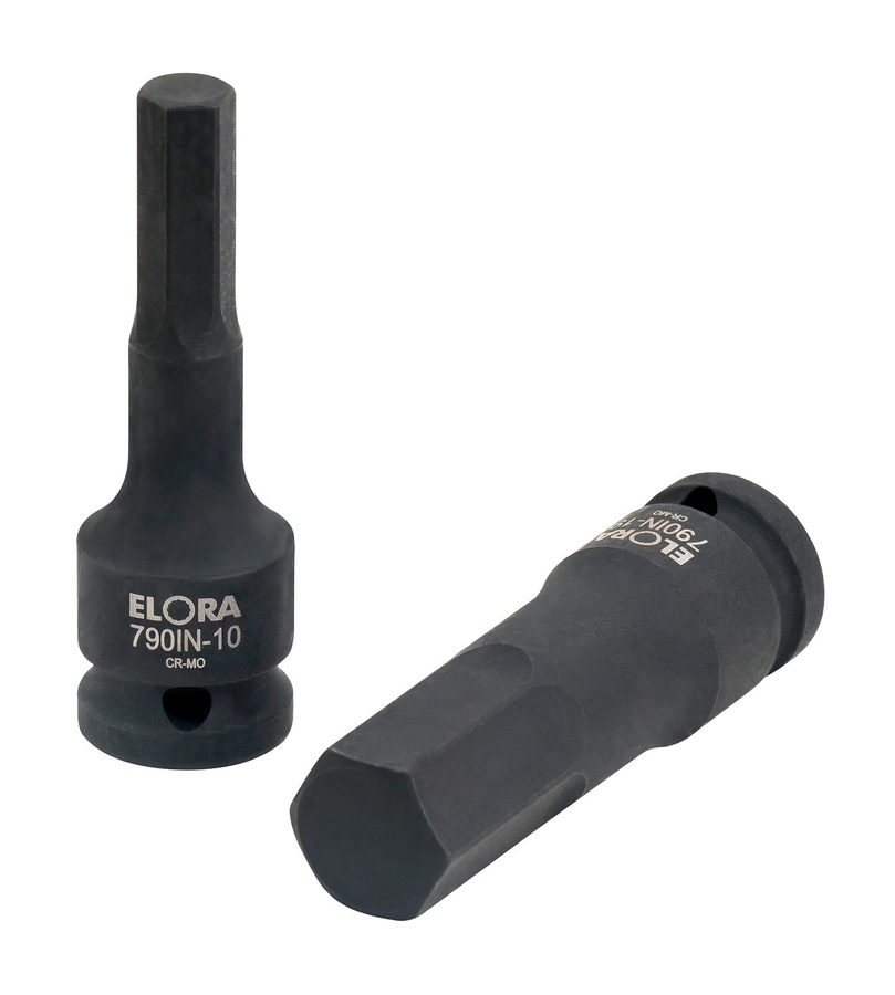 Elora Kraftschraubendreher-Einsatz 1/2 Zoll Innen-Sechskant in Schwarz, ELORA-790IN-14 mm - Bild 1