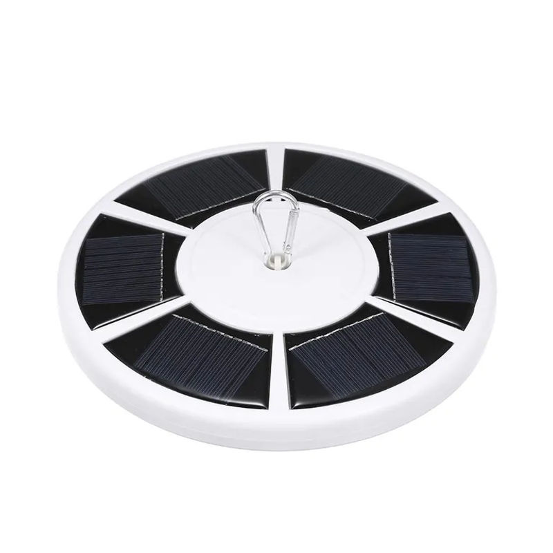 TOMTOP JMS Solarbetriebene Energie-Fahnenmastlampe mit 42 LEDs in Weiß, 3 W, 3,7 V, mit Lichtsteuerung und 2 einstellbaren Stufen - Bild 5