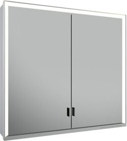 Keuco Tür Royal Lumos Spanplattenschraube in Silber eloxiert, B/H/T: 80 x 73 x 16 cm - Bild 1