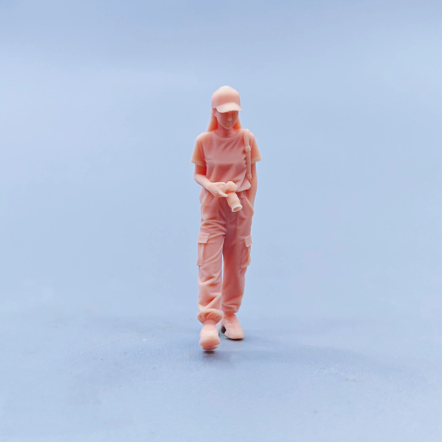 EHCMODEL Mädchen Figuren, Maßstabsmodell, Harz, 1/64 - Bild 1