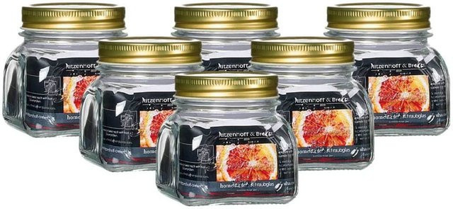 Ritzenhoff & Breker Homemade Einmachgläser transparent 6er Set mit 300 ml Füllmenge - Bild 3