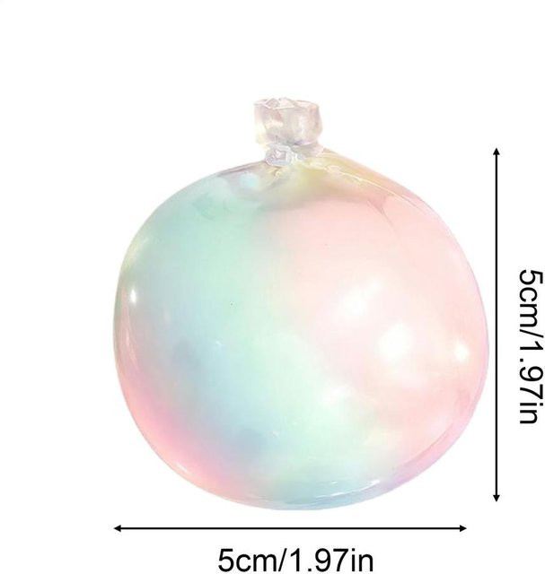 Wachsgeknackte Weichgummi Stressabbau Ball Regenbogen, Knetspielzeug - Bild 1