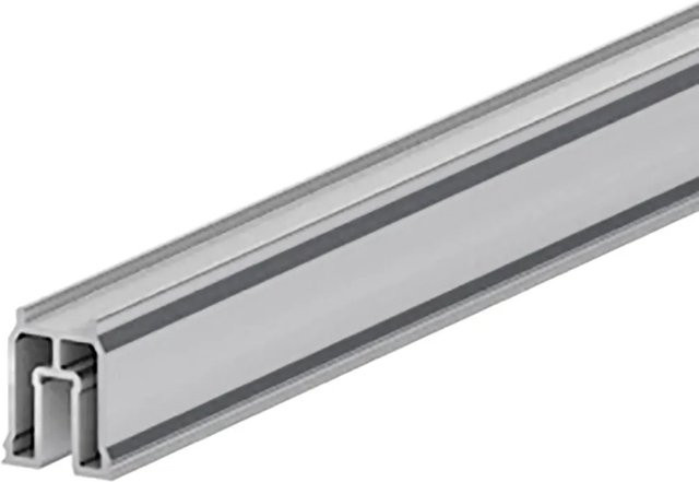 ZacAlu Einsatzleiste für Alupanel als U-Profil, Farbe: Silber, Länge: 180 mm, Aufnahme: 2 mm - 4 mm - Bild 1