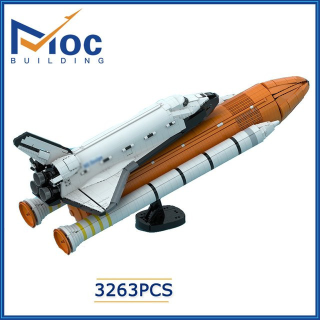 MOCBUILDING Space Shuttle 10283 Upgrade Booster, Bausteine Rakete, Weltraum - Bild 1