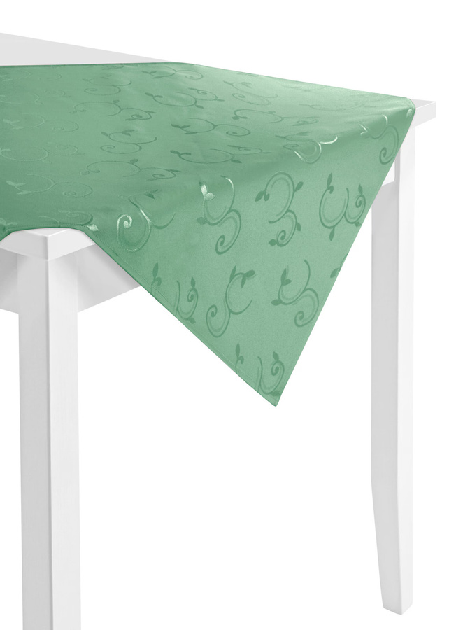 Dohle Tischdecke mit floralem Muster in Grün, pflegeleicht und abwischbar, 100% Polyester - Bild 2