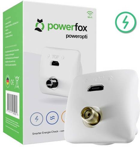 Powerfox poweropti Variante 3 PA201902 Energiekosten-Messgerät-Zubehör mit Wi-Fi und App-Steuerung in Weiß - Bild 1