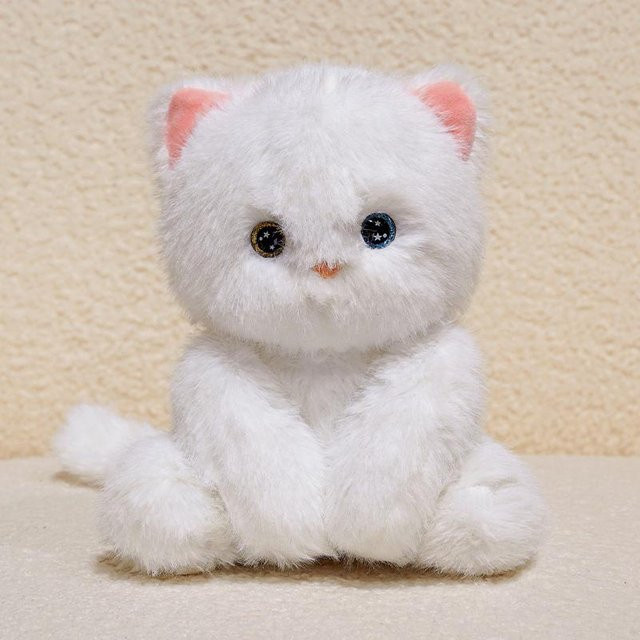 Yiran toy Siamkatze Plüschtier, Orange Schwarz Weiß, 24cm - Bild 1