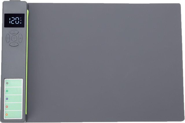 Fishine Heizmatte für LCD-Bildschirmtrennung zur Smartphone und Tablet Reparatur bis 16 Zoll, Grau, einstellbar bis 135 Grad - Bild 1