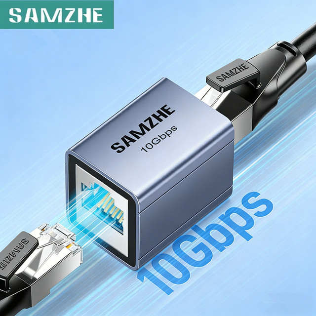 SAMZHE RJ45 Ethernet-Stecker für Cat 8/7/6A/6/5E Kabel mit 10Gbps Hochgeschwindigkeit - Bild 1