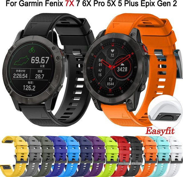 Garmin Uhrenarmband Silikon, Red - Bild 1