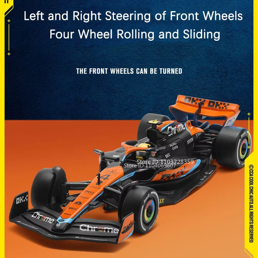 RMZ city McLaren MCL60, Spielzeug-Sportwagenmodell, Maßstab 1:24, Metall, Gummi - Bild 3