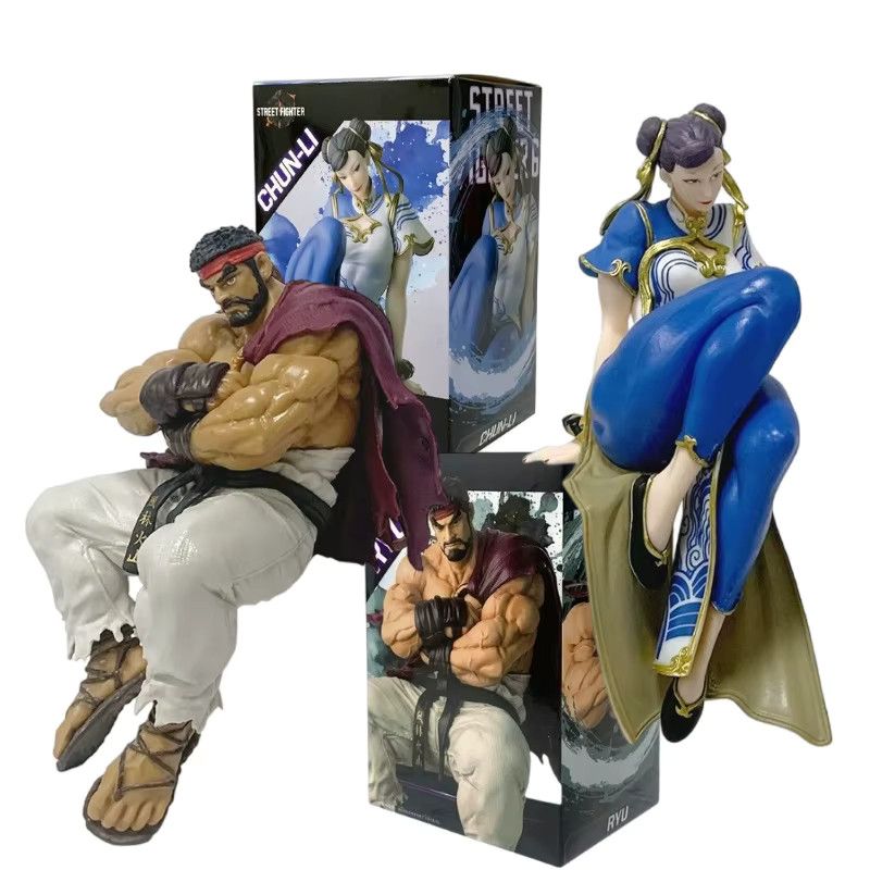 Bandai Street Fighter Anime Actionfigur Ryu und Chun-Li aus PVC in Multicolor, Höhe: 14 cm - Bild 5