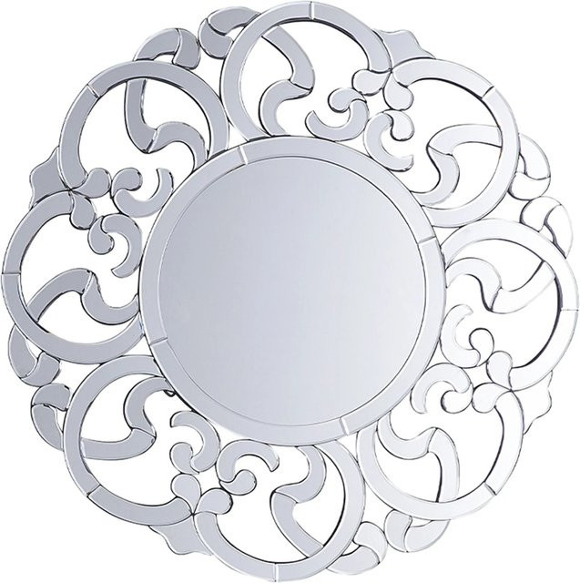 Beliani Dekospiegel MORNAIX in Silber, rund, B/H: 70 x 70 cm - Bild 1