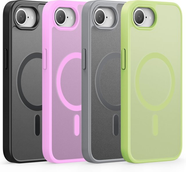 Dux Ducis Magnetische Rückabdeckung Anti-Fingerabdruck Handyhülle für iPhone 16 Pro Max, iPhone 16 Plus, iPhone 16e und iPhone 17e in Mehrfarbig - Bild 1