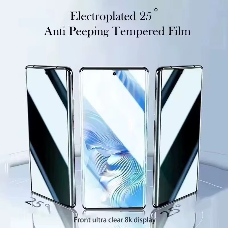 Sichtschutz Panzerglas für OnePlus 11 12 13 R T Ace Pro 6 5 3 Anti-Spion Bildschirmfolie aus gehärtetem Glas in Transparent - Bild 2