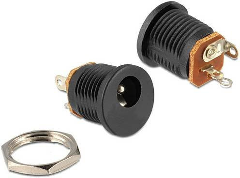 Delock 65690 DC-Steckverbinder Barrel Plug in Schwarz - Bild 1