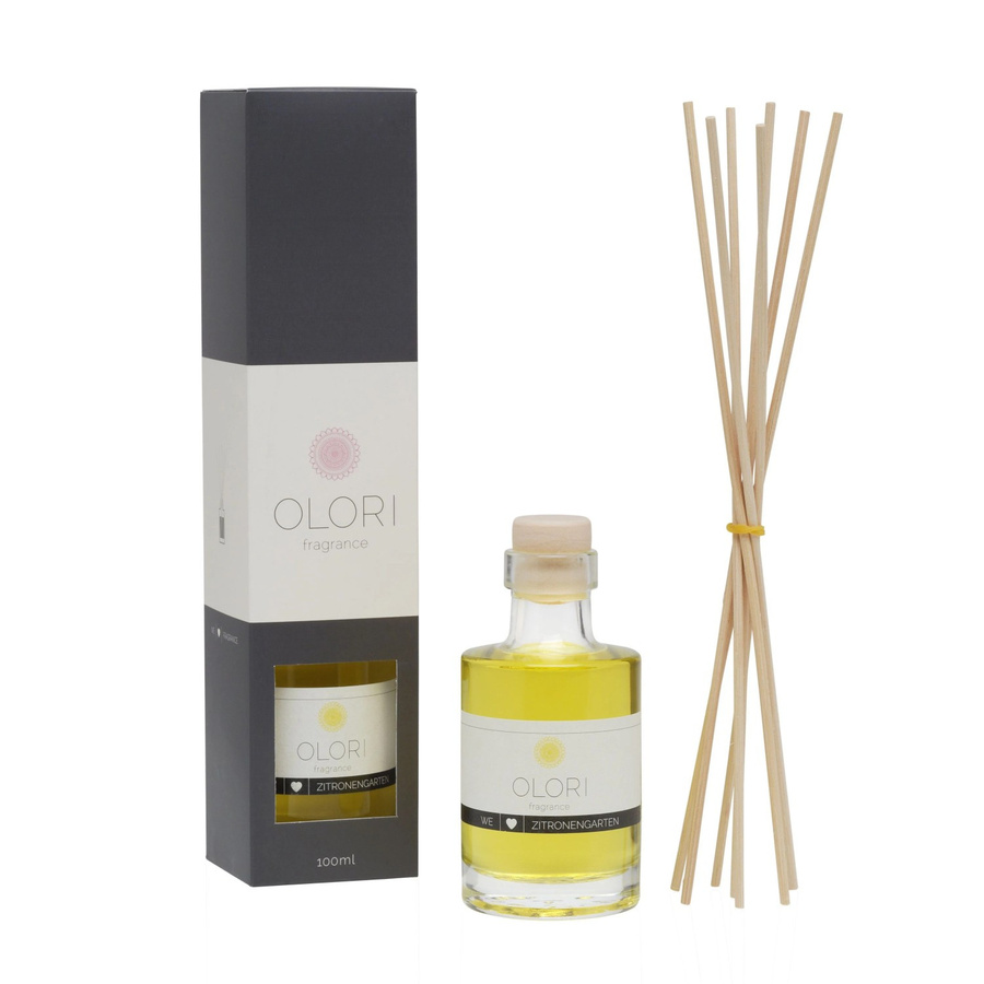 Olori Raumduft Zitronengarten Reed Diffuser fruchtig 100 ml - Bild 2