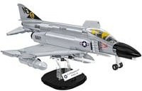 COBI Konstruktionsspielzeug F-4 Phantom II - USS Midway Flugzeug Modell aus Klemmbausteinen - Bild 1