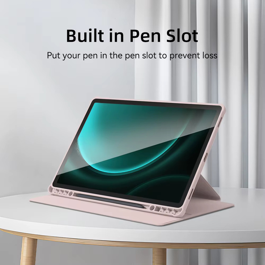 Samsung Galaxy Tab S9 FE S6 Lite Tab A9 A8 S9 Plus FE Schutzhülle mit Auto Sleep/Wake Funktion aus Acryl in Purple - Bild 3