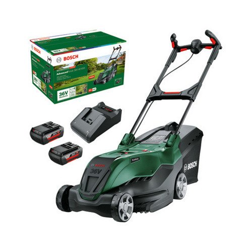 Bosch Akku-Rasenmäher AdvancedRotak 36V-40-650 mit 2 x 36V 2,0Ah Akkus und Ladegerät, grün/schwarz - Bild 4