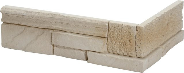Stegu Ecken Istria in Beige mit Spaltstein-Optik für ein mediterranes Design - Bild 1