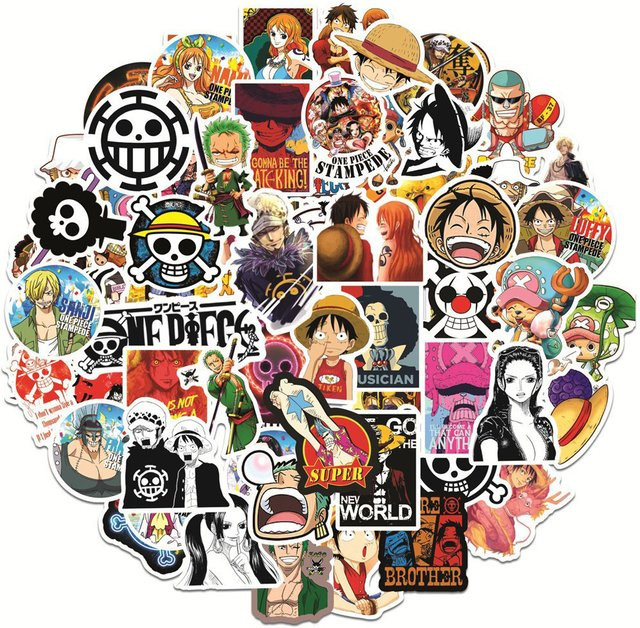 Bandai One Piece Aufkleber, Piraten, Bunt / Mehrfarbig - Bild 1
