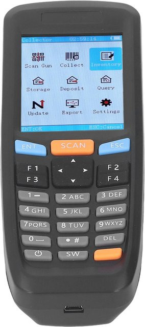 Tragbarer kabelloser 2D Barcode-Scanner mit 2,8 Zoll Farbdisplay, 2,4 GHz, Farbe: Weiß - Bild 1
