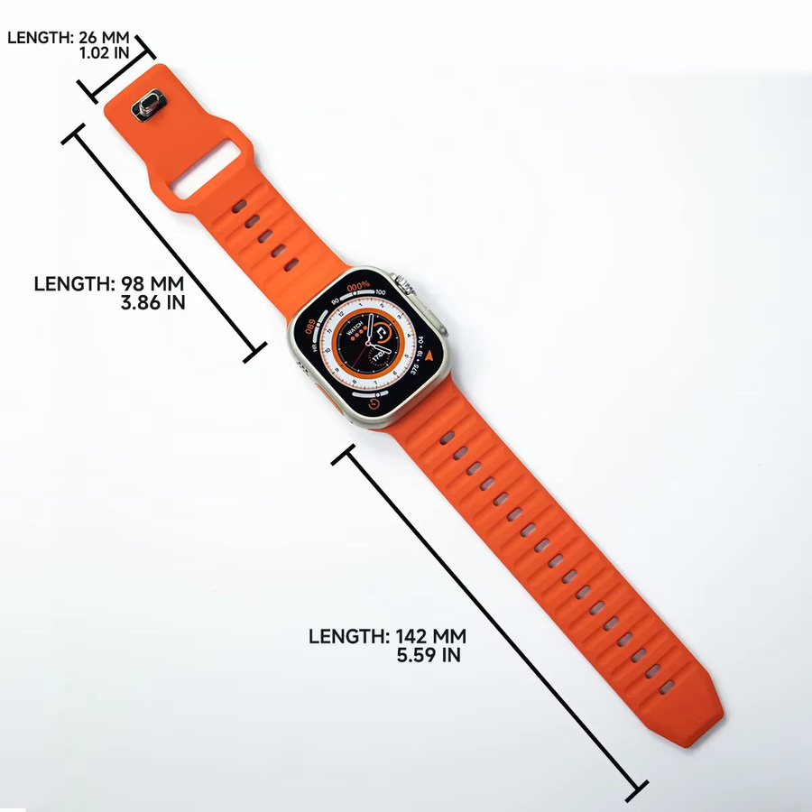 CAOWTAN Uhrenarmband Silikon, Unisex - Bild 3