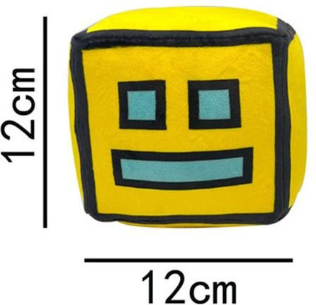 Geometry Dash Plüschtier, gelb, 12cm, ab 14 Jahren - Bild 1