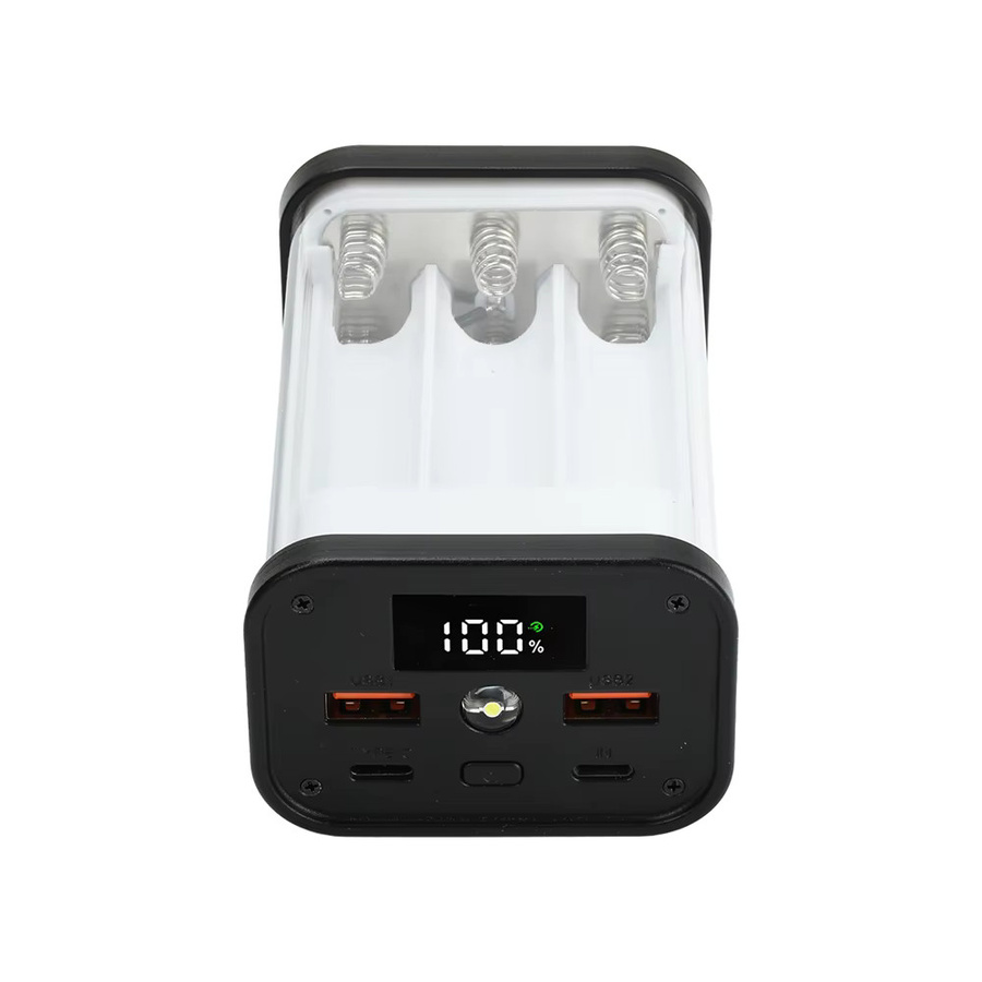 Gaqqee Powerbank Gehäuse für 6 oder 12 18650 Batteriezellen mit 22,5W Schnellladung und PD-Stromversorgung ohne Löten - Bild 3
