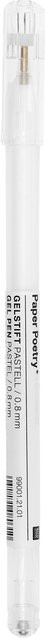 Rico Design Paper Poetry Gelstift in Pastell Weiß mit 0,8 mm Stiftspitze - Bild 1