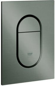 Grohe Abdeckplatte Arena Cosmopolitan S für Dual Flush in Graphit gebürstet, senkrechte Montage - Bild 1