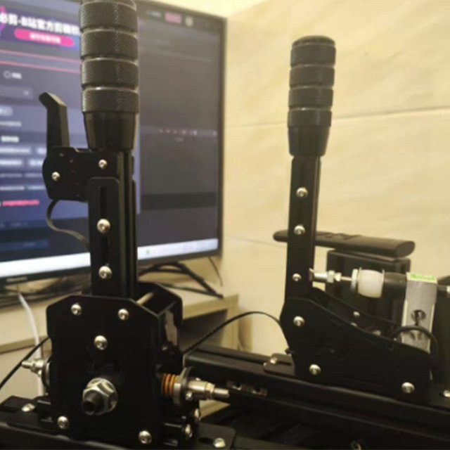 Sim Racing USB Sequence Shifter und Handbremse Set in Schwarz für PC, kompatibel mit Logitech G29/G27/G25 und Thrustmaster T300RS/GT Lenkradbasen - Bild 1