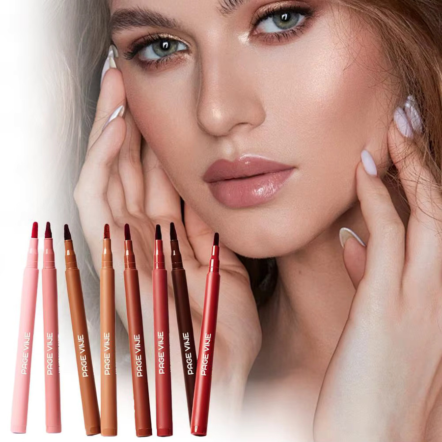 Page Vine Velvet Lip Liner, 01# Baby Pink, Matt - Bild 5