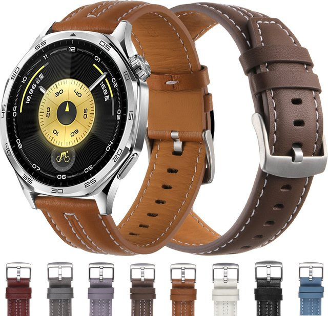 Huawei Uhrenarmband Leder, 22 mm, 18 mm, Unisex - Bild 1