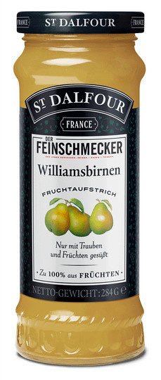 St. Dalfour Konfitüre Williamsbirne 284 g - Bild 1