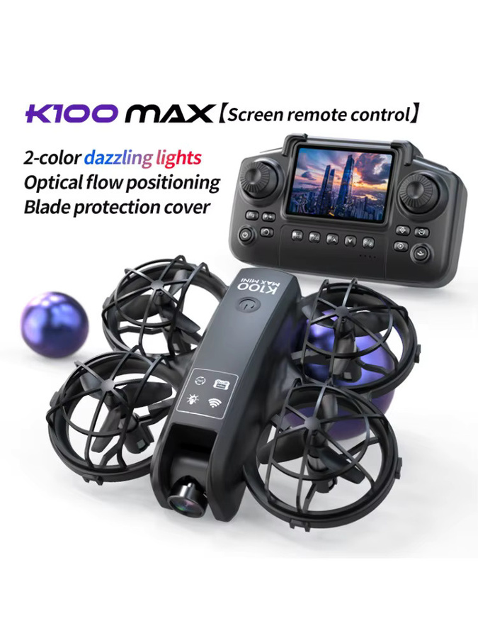 JIKEFUN K100 Max Mini RC Drohne, 4K Kamera, faltbar, bunt - Bild 6
