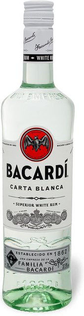Bacardi Rum Carta Blanca Puerto Rico 0,7 l - Bild 1