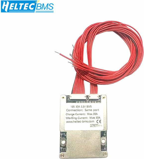 Heltecbms BMS 16S 48V LiFePO4 Batterie Management System mit 3,2V Balance Board für 30A 50A 80A - Bild 1