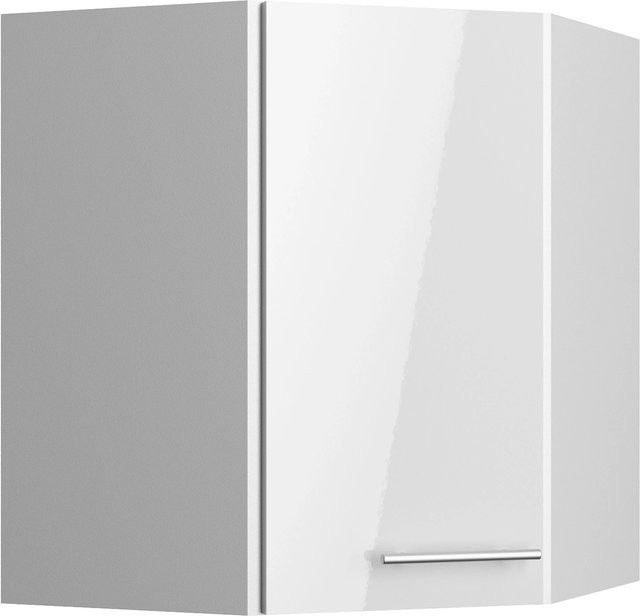 Optifit Küchen-Eckoberschrank Rurik986 Weiß Hochglanz B/T/H: 60 x 60 x 70,4 cm, Tiefe: 34,9 cm - Bild 1