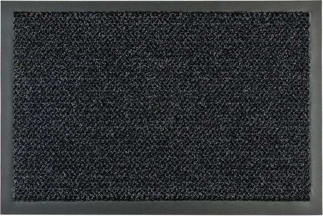 Schmutzfangmatte Astra in Graphit Anthrazit Grau aus Polypropylen und Polyamid mit rutschfester Unterseite - Bild 1