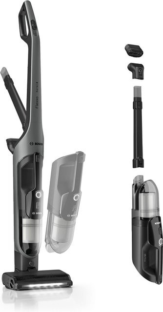Bosch Serie 4 Akku Staubsauger BHH4GN28, beutellos, Grau - Bild 1