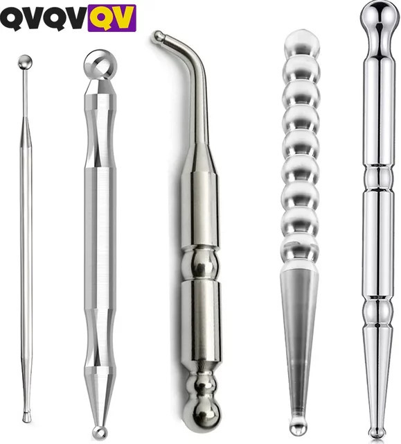 QVQVQV Akupunkturstift, Gesichtsmassagegerät aus Edelstahl, Unisex - Bild 1
