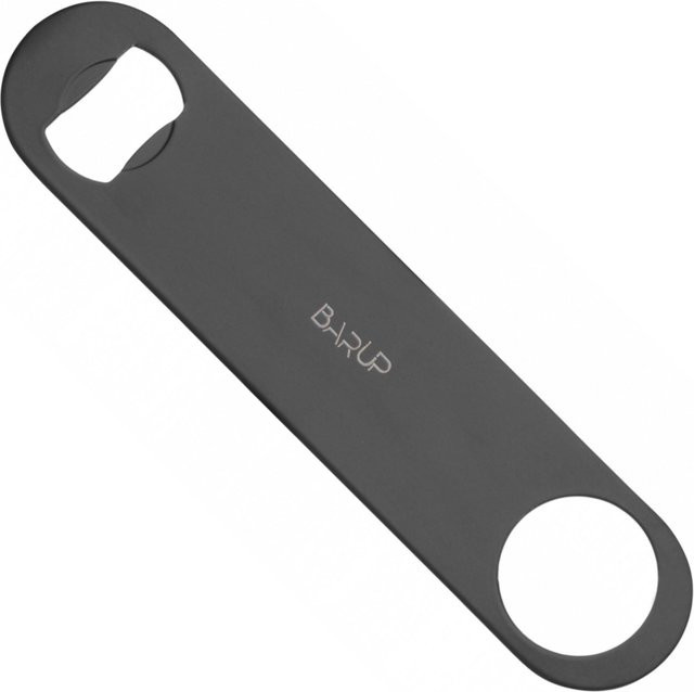 BarUp Flaschenöffner für die Bar aus Edelstahl in Schwarz, B/H: 18,0 x 4,0 cm - Bild 1