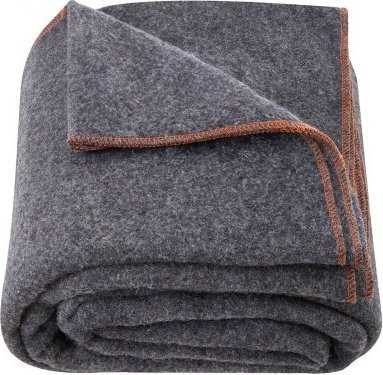 VEVOR Campingdecke aus Wollmischung, grau, B/T/H: 223 x 162 x 0 cm - Bild 1