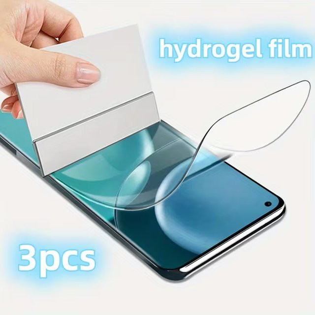 3 Stück Hydrogelfolie Displayschutzfolie für Realme GT Neo 5 3 2 2T 3T GT2 Pro GT3 GT5 transparent - Bild 1