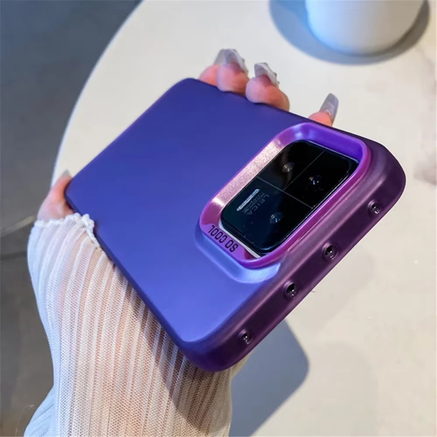 Stoßfeste Handyhülle mit mattem Laser-Effekt für Xiaomi 13T 12T 11 13 14 und Poco X6 F5 F4 F3 Pro sowie Redmi Note 13 12 Pro in Multicolor - Bild 2